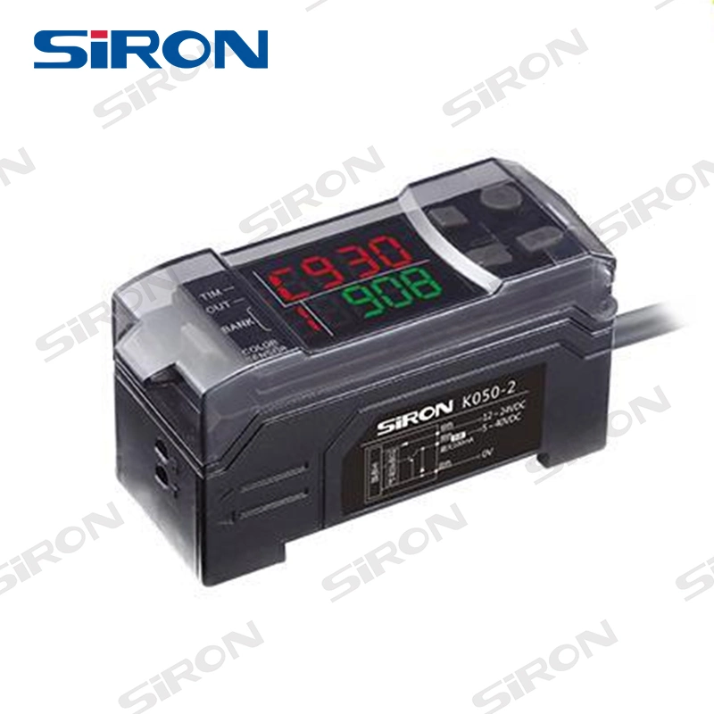 Sensor de color SIRON NPN/PNP detección estable de casi 1000 colores