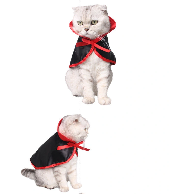 Designer Dogs Cosplay Vampire vêtements drôle Halloween costumes Doggie PET Ensemble de Noël en forme de manteau