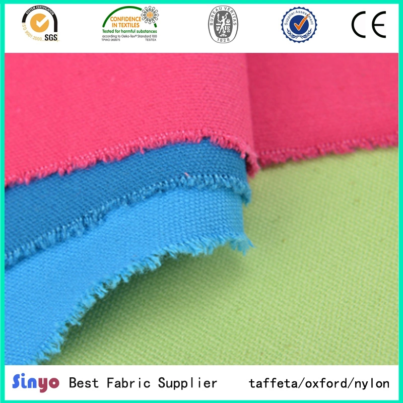 Colorful 12A 100% Cotton Wash Canvas Fabric for Shoes