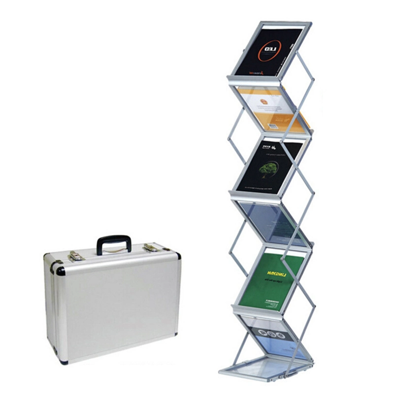 Acrylic A3/A4 Brochure Holder Stand with Aluminum Profile