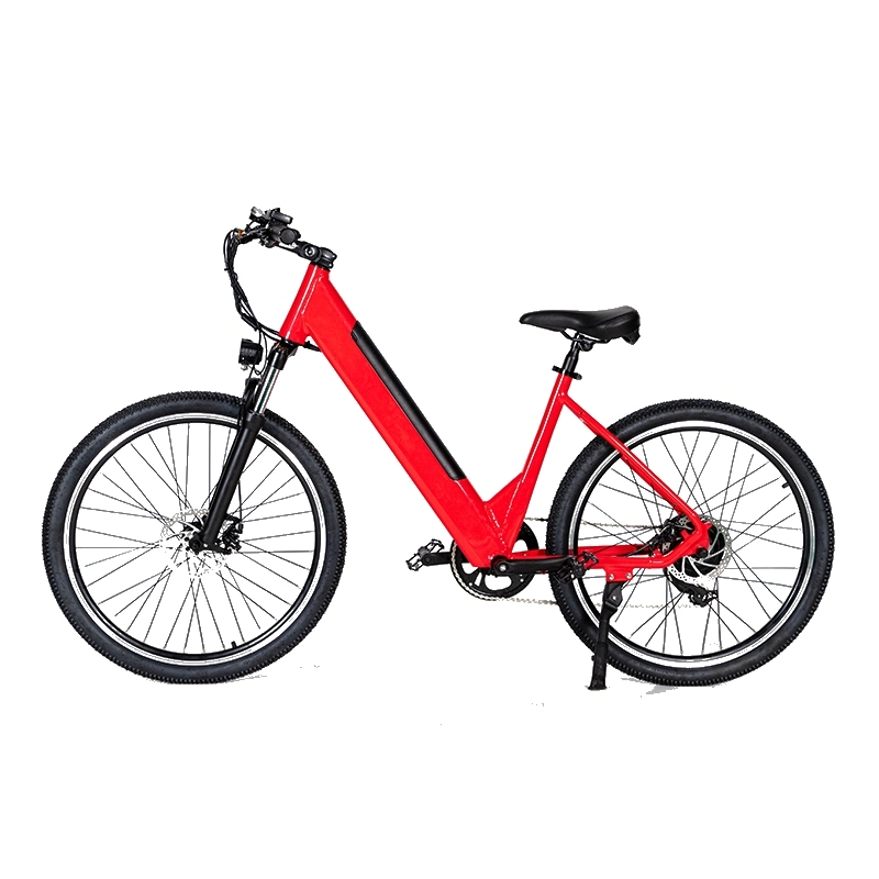 Moto personalizada de terra elétrica eBike de 250 W, 36 V, velocidade máxima 45 km/H Mountain Bicycle 26" 27.5" suspensão traseira e Bike City Bicicleta