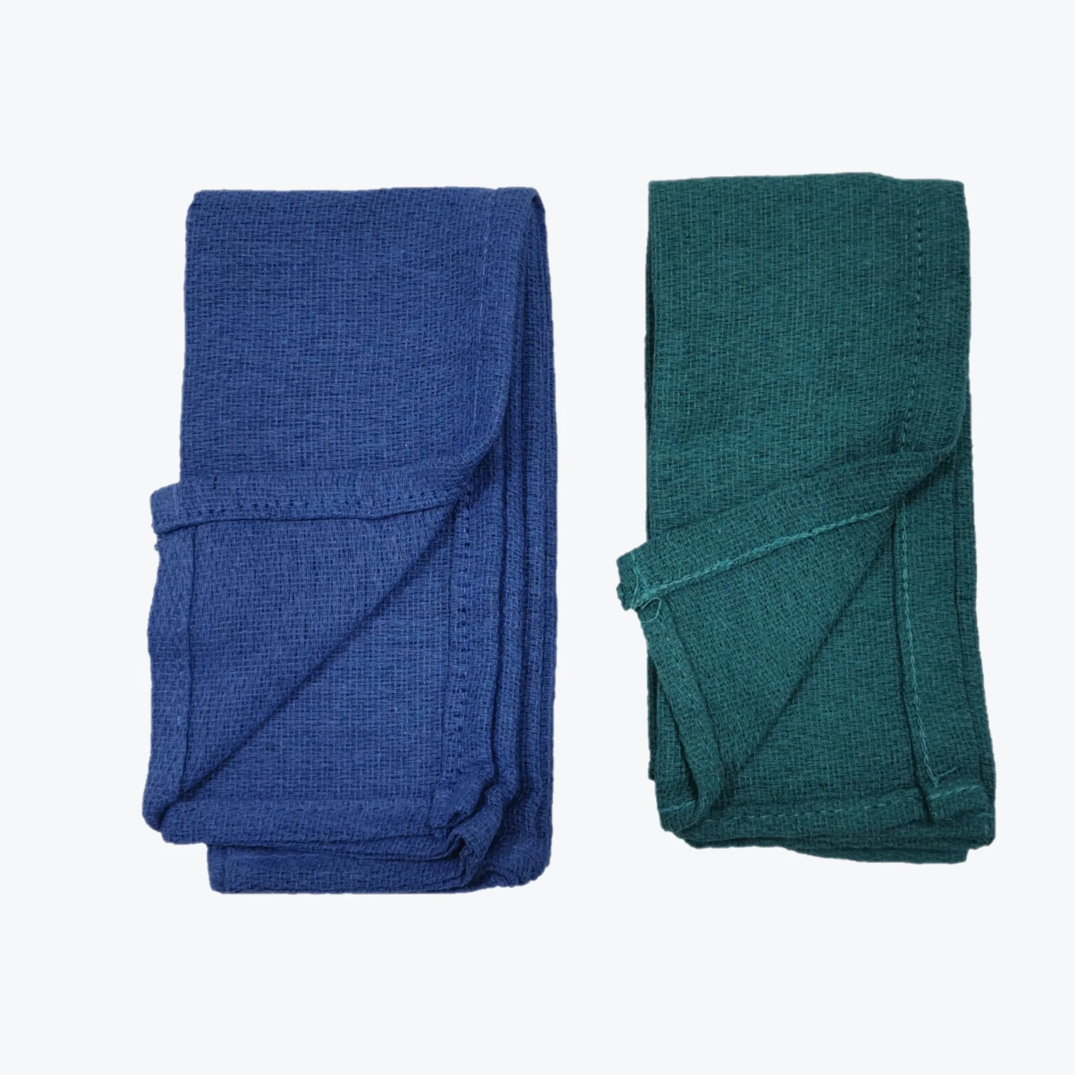 40X60 Disposable Blue/Green Cotton Towels for Surgical/Medical Supply