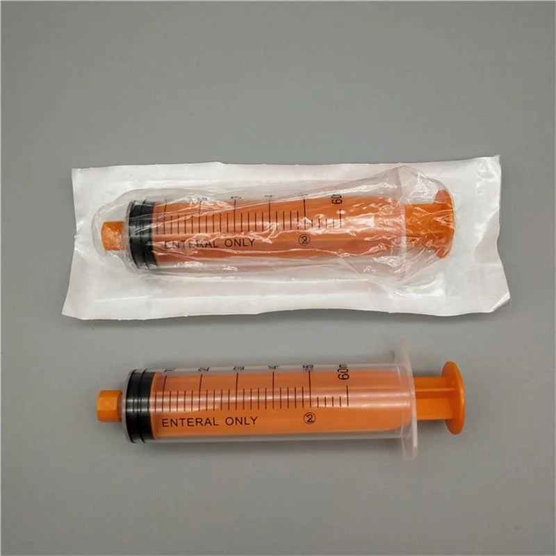 Factory Supply Medical Enfit Dispensing Syringe Disposable Oral Enteral Feeding Syringe CE ISO Certified