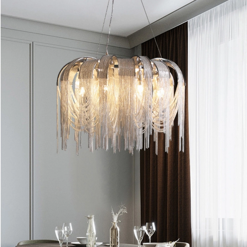 Nordic Postmodern Fringe Chandelier Artistic Creativitypendant Lamp Interior Lighting.