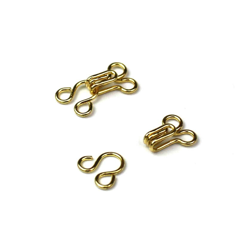 Factory Wholesale/Supplier Snap Fasteners Brass Coat Hook Trousers Small Collar Hook and Eye for Coat