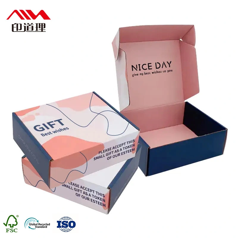 Custom Logo Size Printed Luxury Corrugated Cardboard Shipping Packing Packaging Gift Paper Box