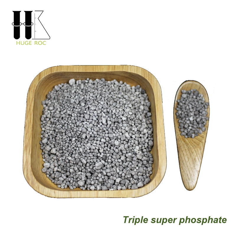 46% de pureza Fertilizante fosfatado granular Fosfato de triple supercalcio Triple Super Phosphate Tsp