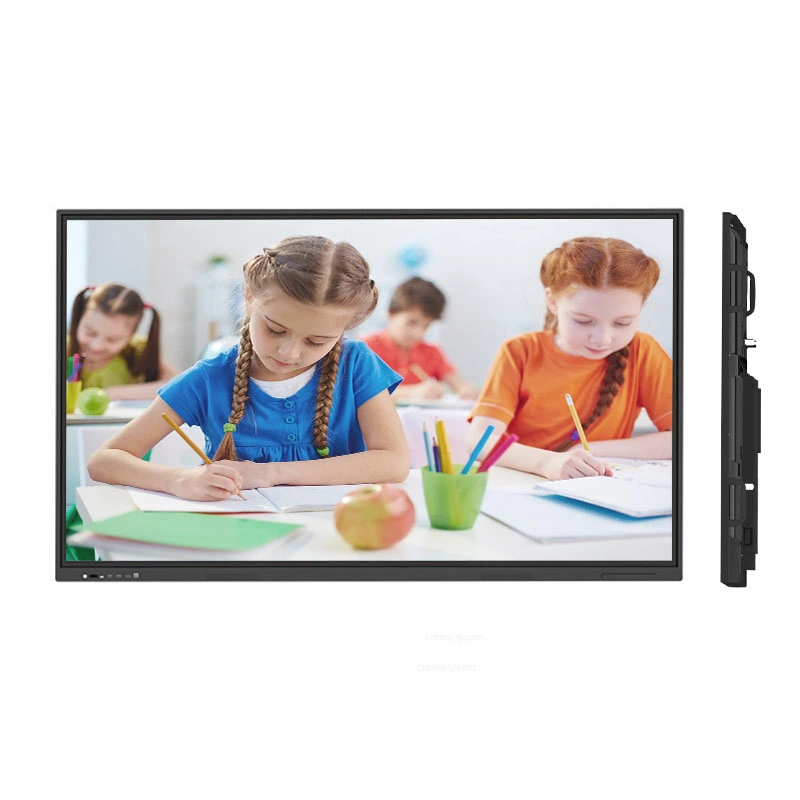 Gran tamaño 55" ~ 110" de 4K electrónicos Ultra HD 20puntos Contacto Sistema de pizarra interactiva SMART Board para la Reunión de Panel Plano de la clase y educación