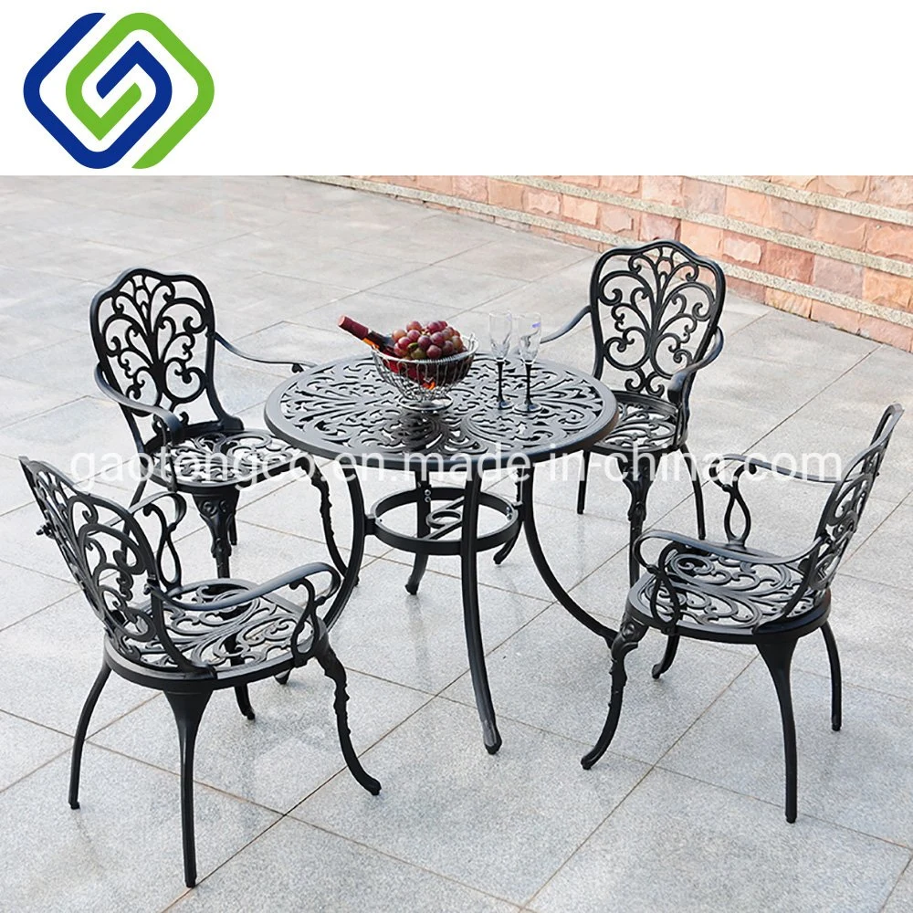 Patio exterior de aluminio ligero muebles sillas mesas Jardín