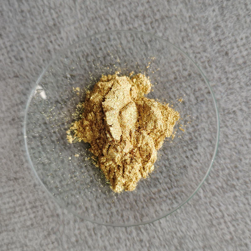 Royal Gold Stain Mica Powder Pearl Pigment for Paint Textile