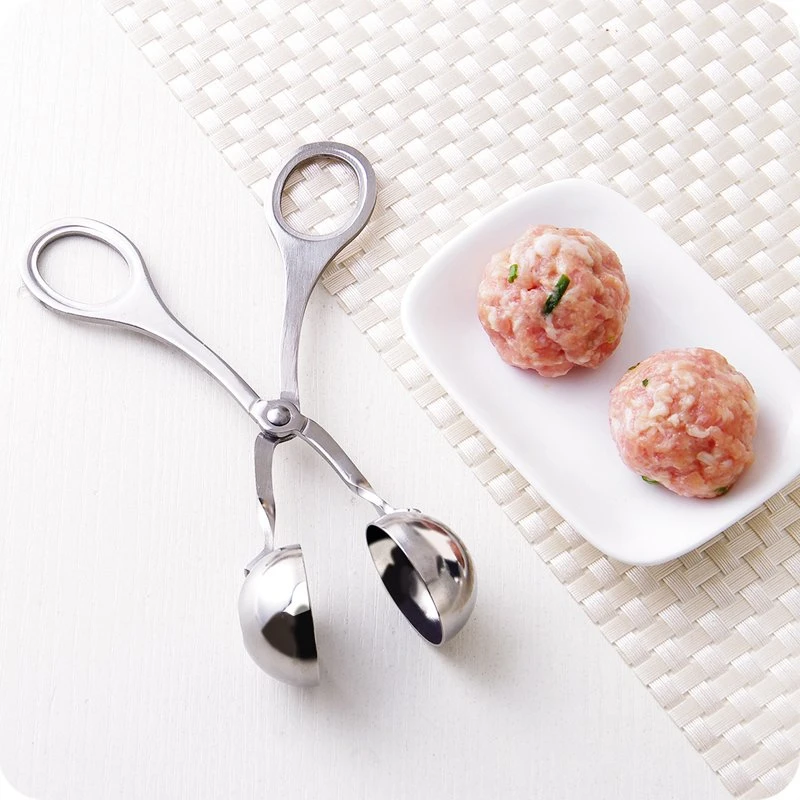 Fantastic Kitchen Meatball Maker Stainless Steel Meat & Poultry Tools DIY Fish Meat Ball Maker Meatball Mold Tools