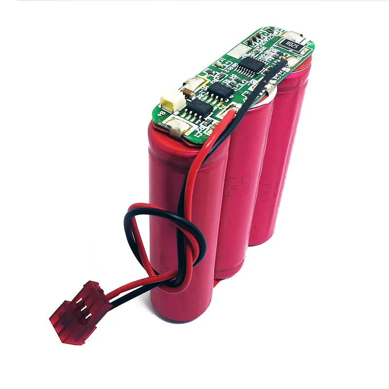 4s 4A PCM BMS for 14.4V 14.8V Li-ion/Lithium/Li-Polymer 12V 12.8V LiFePO4 Battery Pack Size L50*W16*T4mm (PCM-Li04S5-044)