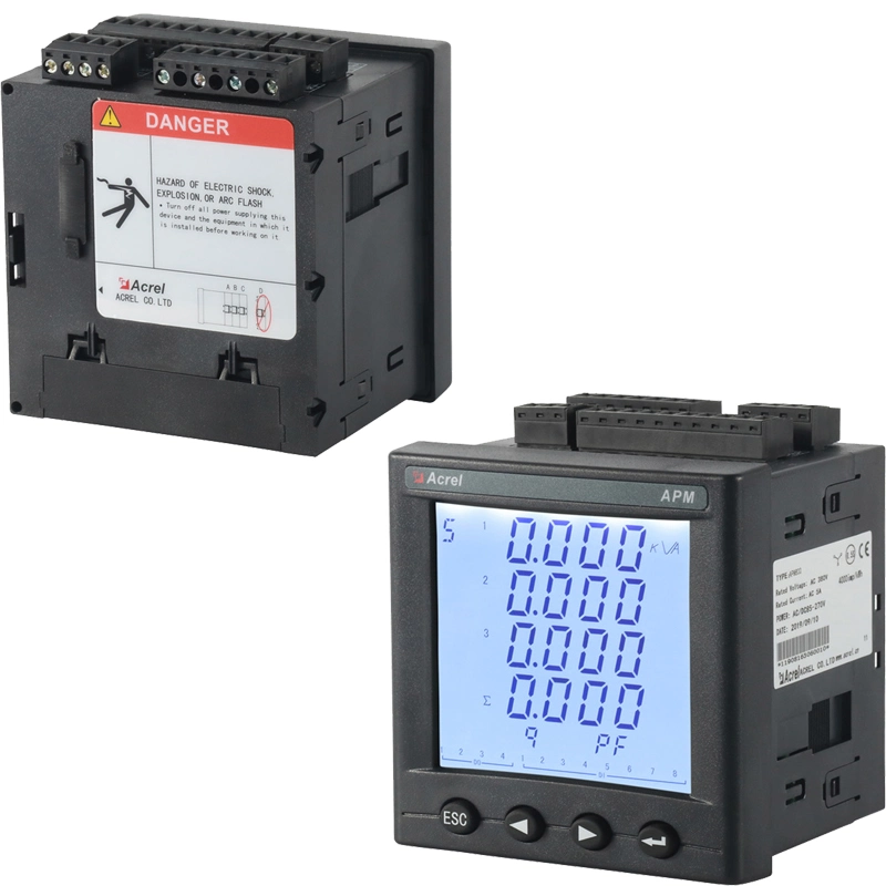 Apm Series RS485 Communication Multi Rate Panel Power Meter