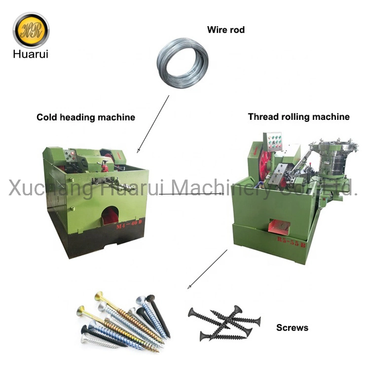 Screw/Bolt Making Machine, Thread Rolling Machine, Cold Heading Machine, Screw Heading Machine