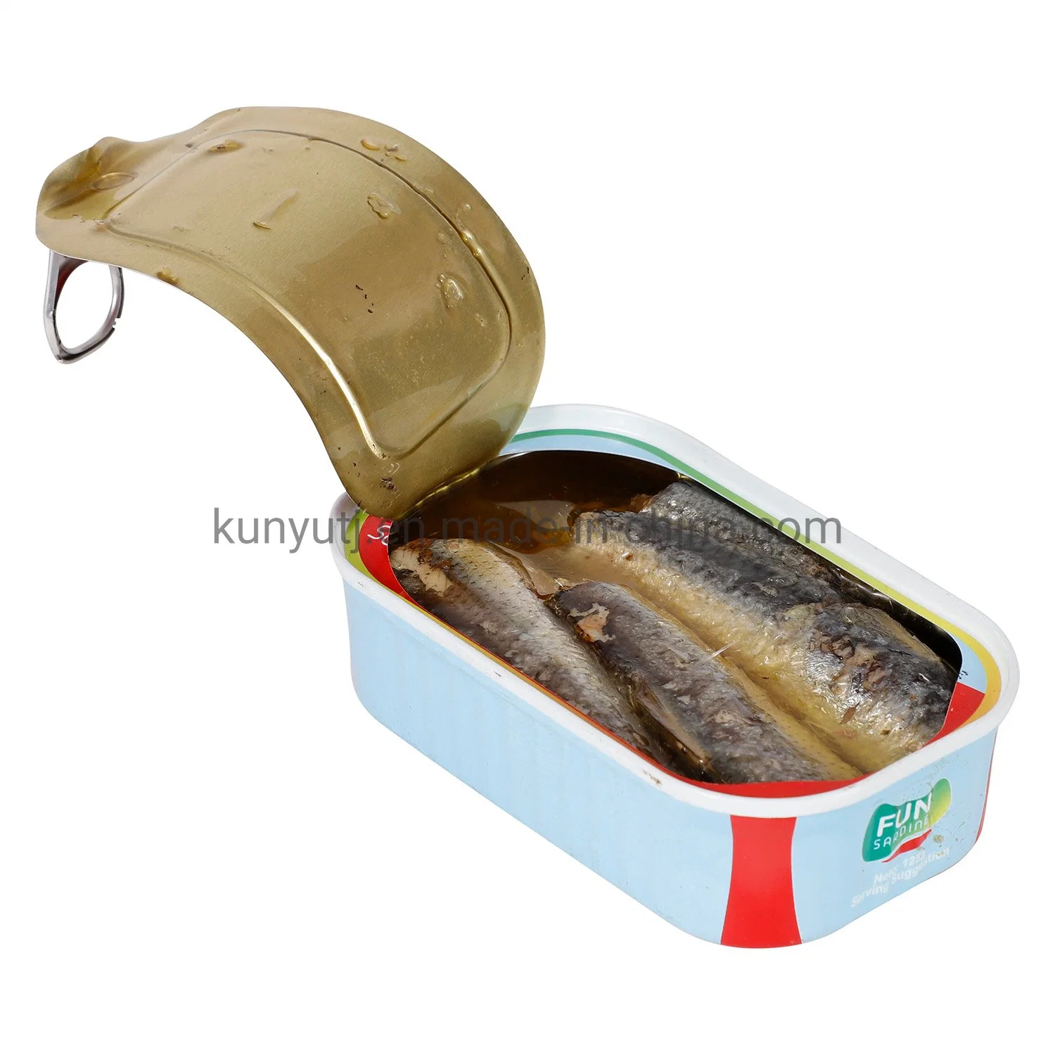 Canned Sardines in Vegetable Oil 125g Club Can