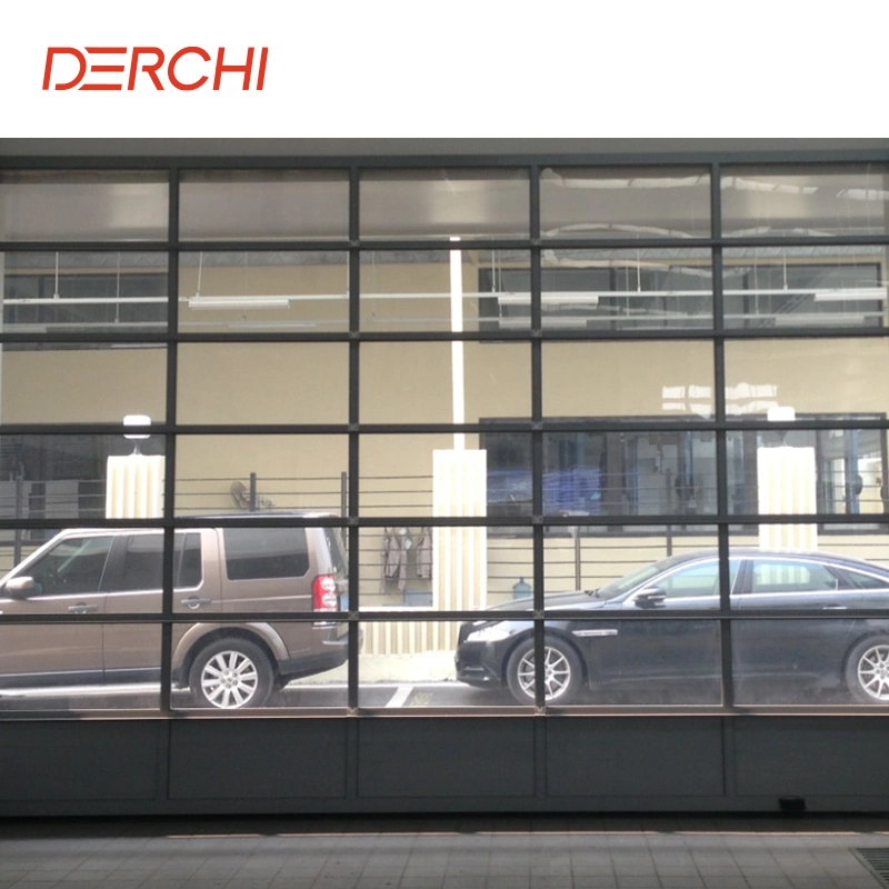 Glass Aluminum Garage Door High Quality Anodized Aluminum Garage Door with Frosted Glass Garage Door Sale