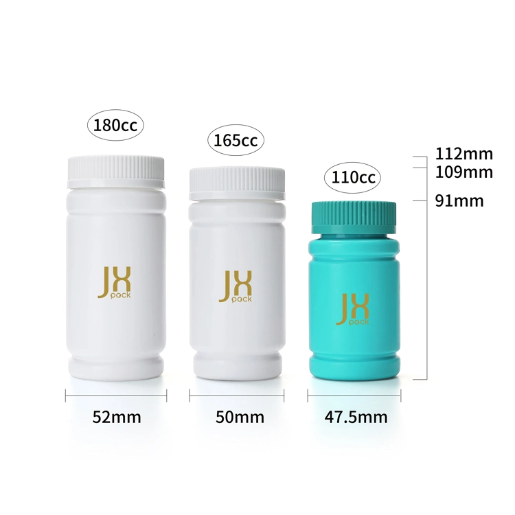 40cc 80cc 100cc 150cc Wholesale/Supplier Luxury White Custom Logo Shape Empty Medicine Capsule Packaging Plastic Pill Bottle