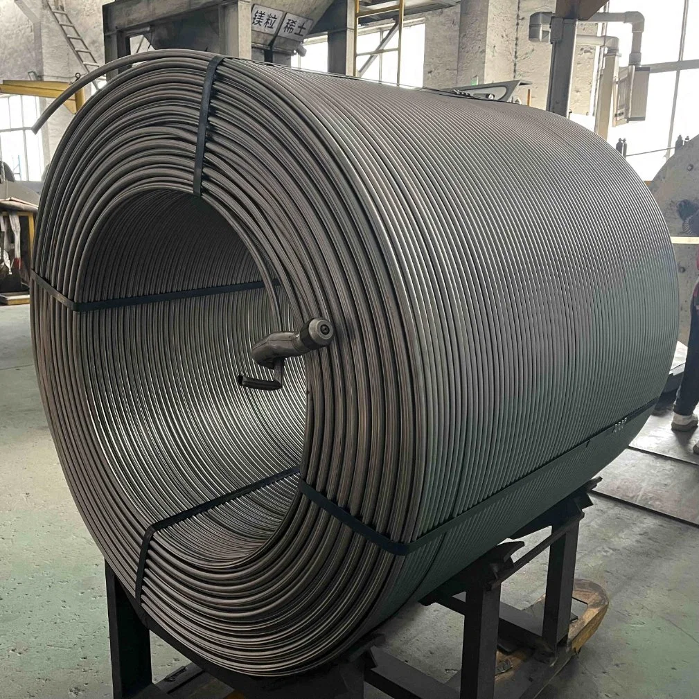 Ferro Silicon Magnesium Fesimg Cored Wire for Foundry/Casting/Steel Making