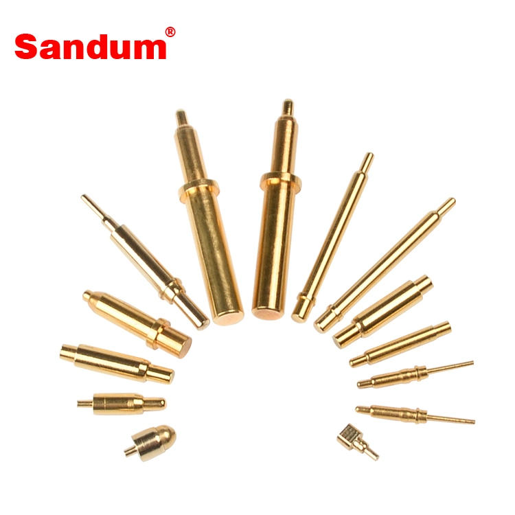 High quality/High cost performance  Brass Spring Loaded 4 Pin PCB Contact Pin for Electronic Device