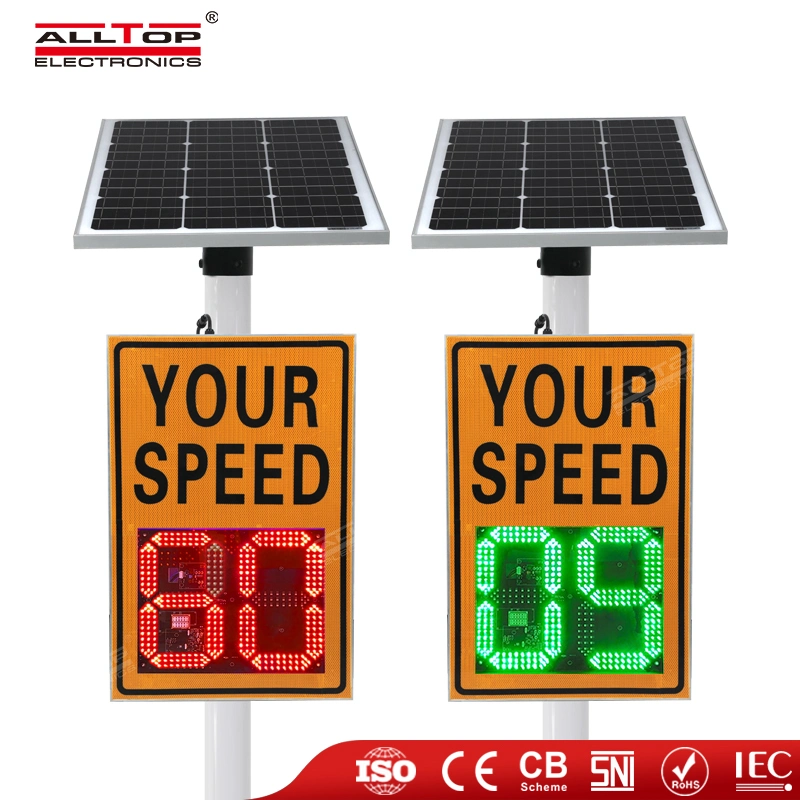 Alltop Wireless Solar Charging Energy Saving IP65 Outdoor Waterproof 75watt LED Solar Traffic Light