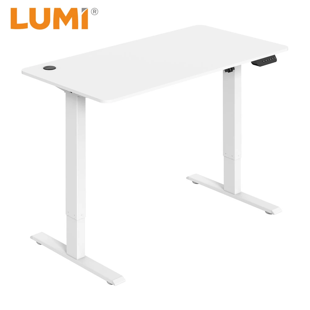 China Wholesale/Supplier Motorized Custom Economy Ergonomic Computer Electric Cheap Single Motor Sit Stand Height Adjustable Office Standing Desk with 3 Memory Settings