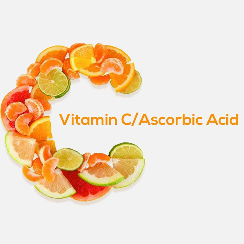 CAS50-81-7 Bp/USP/EP/FCC/E300 C6H8O6 La vitamina C en polvo ácido ascórbico Food Grade Vc 99% de pureza potenciadores de la nutrición Pharma cosméticos grado Grado ácido ascórbico