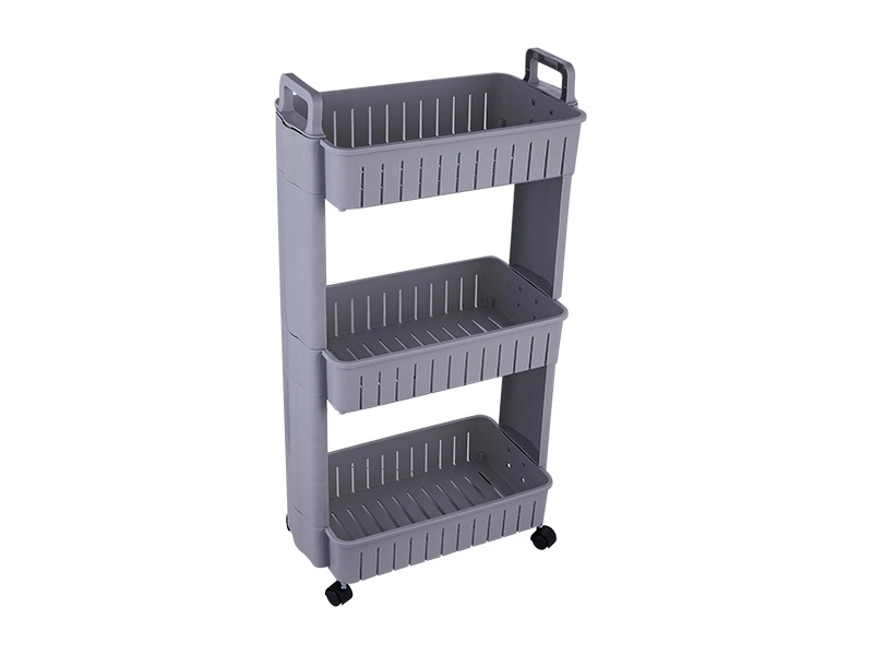 Customized Layer Detachable Shelves Kitchen Storage Rack Fruit and Vegetable Plastic Storage Rack