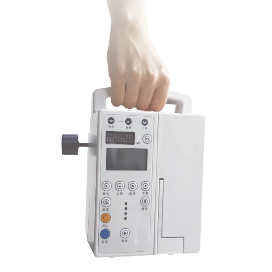 Medical Portable Multi-Language HD LCD Display High Capacity Infusion Pump