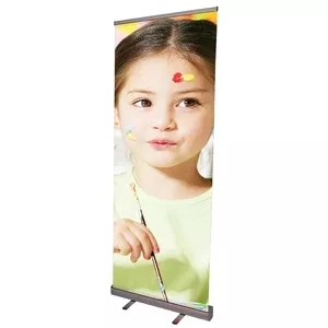 Cheap Aluminum Roll Screen Stand Retractable Banner