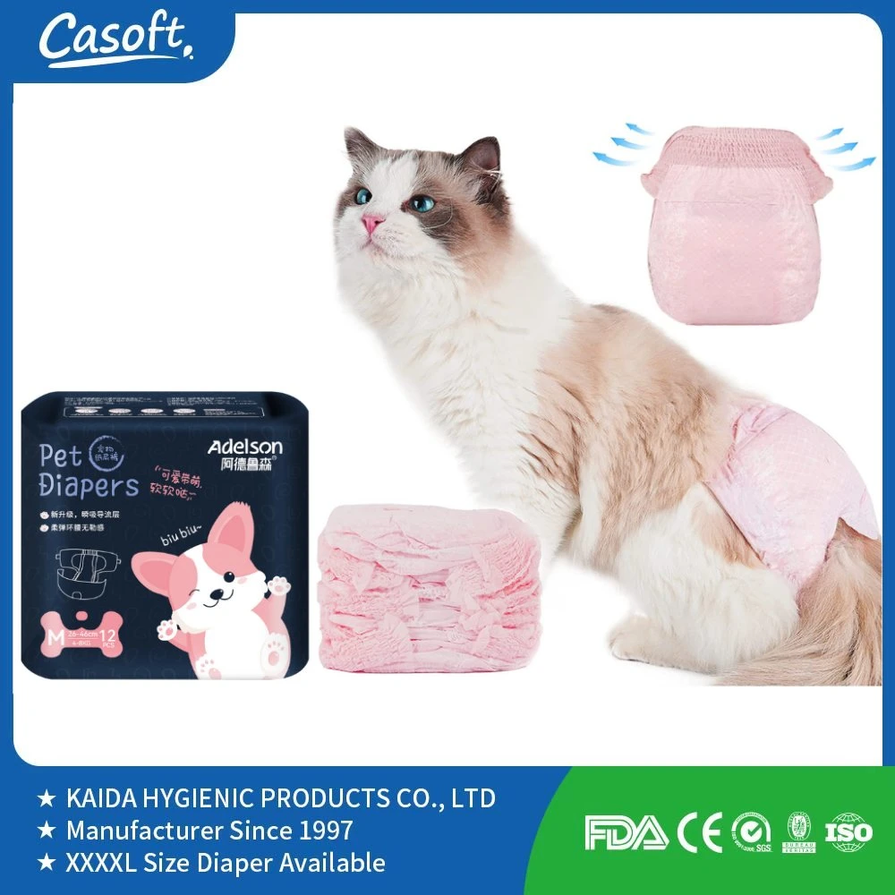 Wholesale/Supplier Disposable Super Absorbent Paper Wholesale/Supplier Comfortable Physiological Pet Diapers