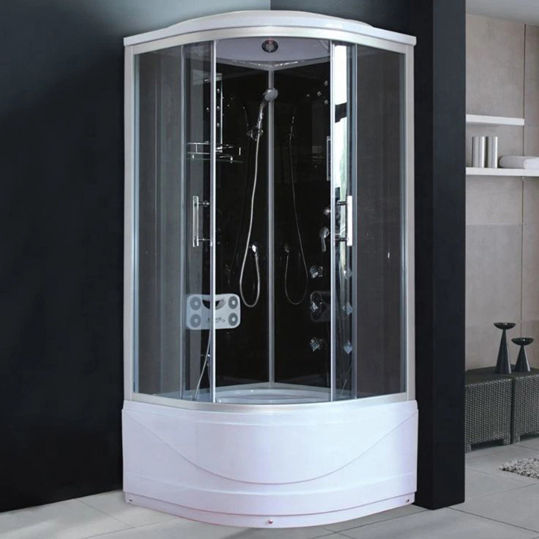 Qian Yan Aluminum Frame Shower Room China Walk-in Overall Smart Shower Room Suppliers OEM Custom Frameless Smart Overall Shower Enclosure