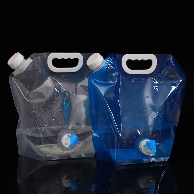 Custom Size Portable Collapsible Water Container Foldable Plastic Water Bag