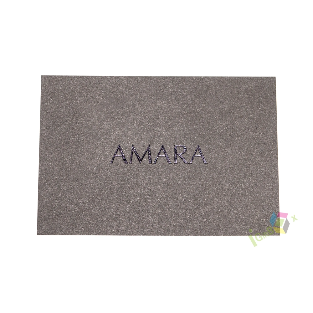 Custom Wholesale/Supplier Printing Hot Stamping Logo Greeting Cards