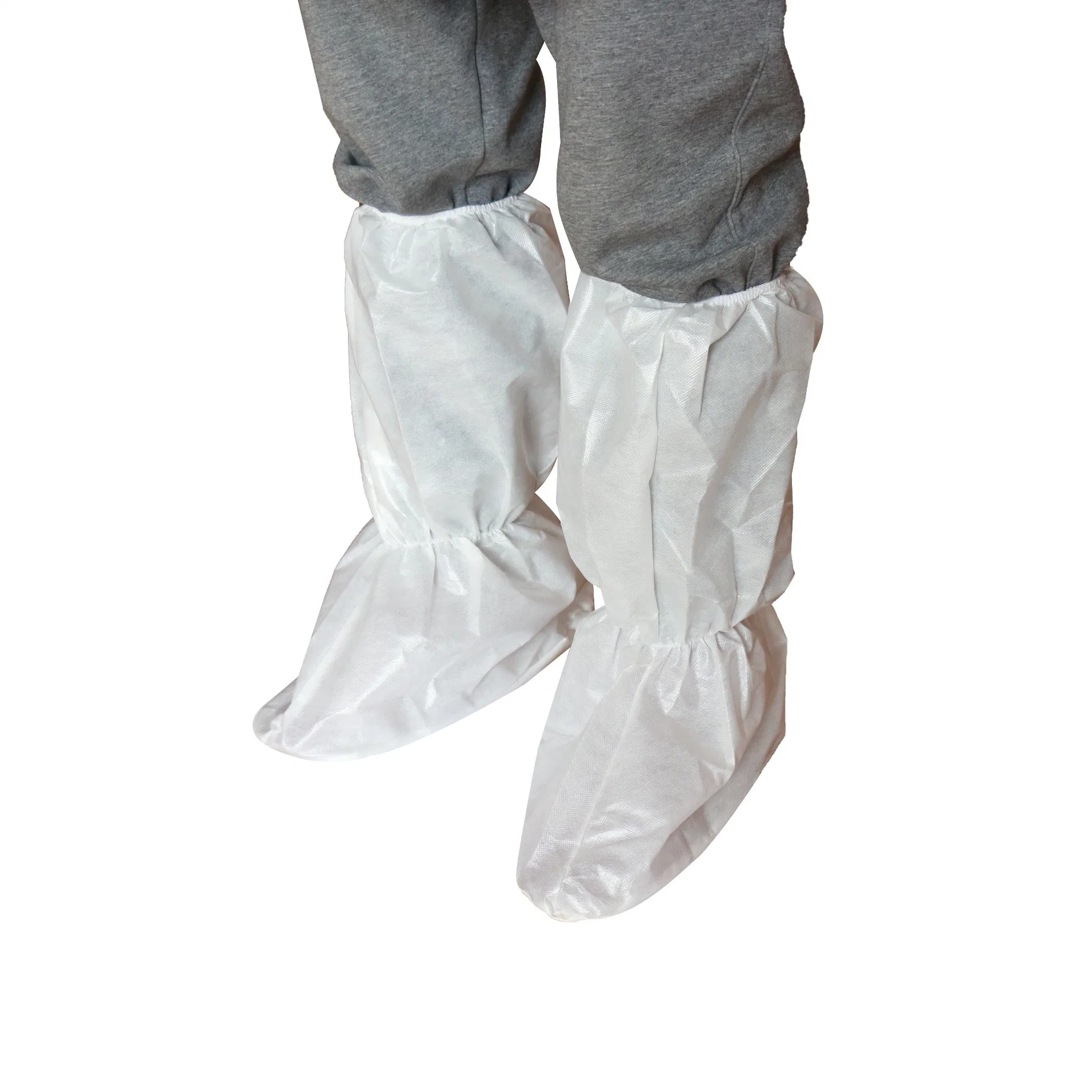 White Safety Boot Cover Non Woven Disposable PP