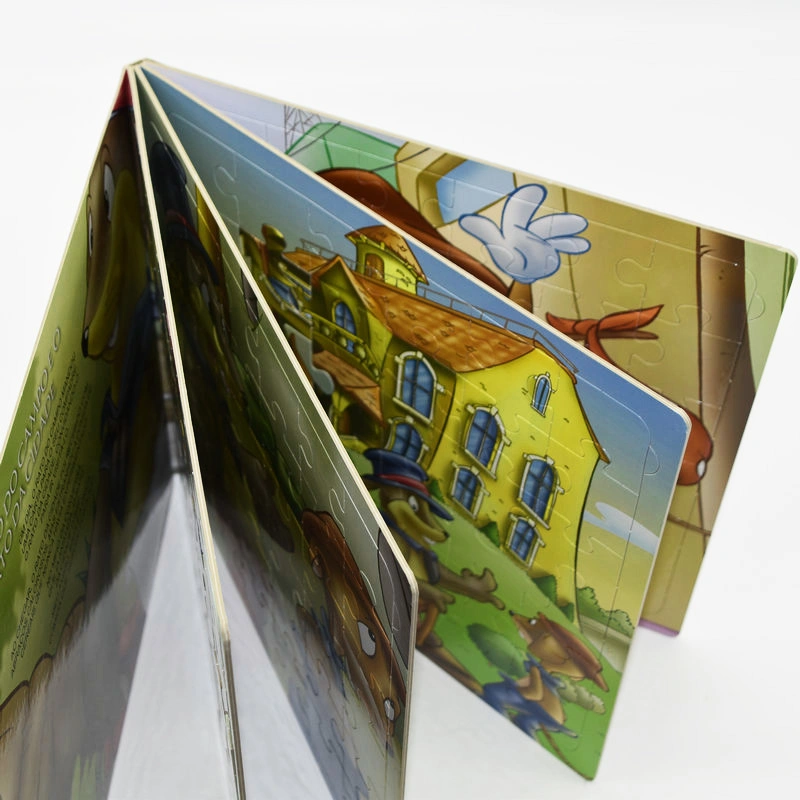 2023 impresión personalizada niños papel grueso Libro de cartón