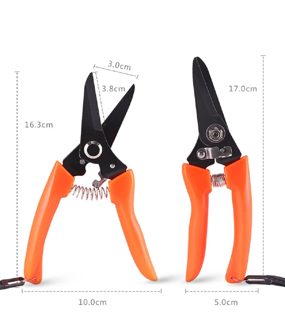 Stainless Steel Pruning Shears with Extra Blade Manual Hand Pruner - Best Tree Trimmer, Garden Shears, Hand Pruner, Ergonomic Gardening Tool Esg17747