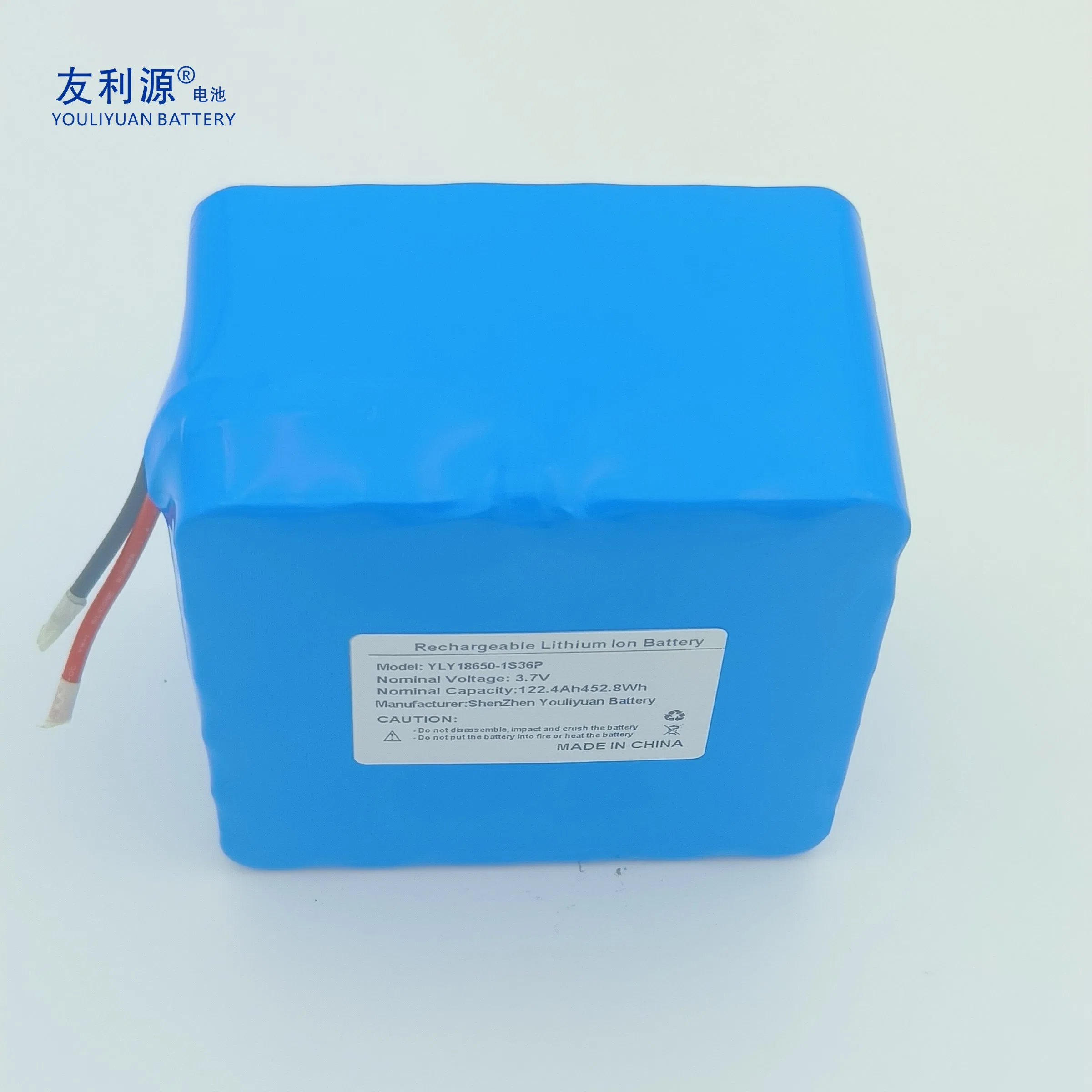 High quality/High cost performance  MSDS Certificate 18650 122.4ah 3.7V Rechargeable Lithium Ion Battery Pack Power Battery Solar Panel Battery Pack for CCTV Camera