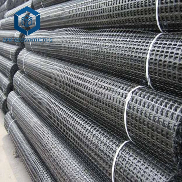 Other Geosynthetics Products Plastic PP Biaxial Geogrid Price for Road Soil Stabilizer