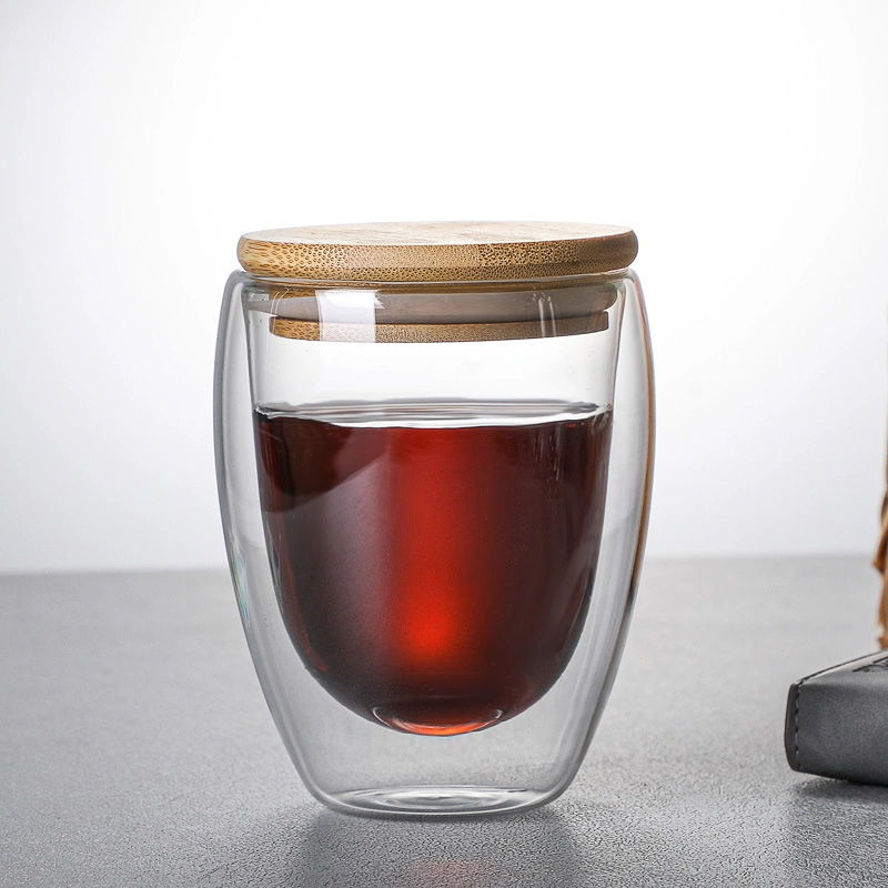 Factory Supply Glass Coffee Mug Tea Cup Milk Drinking Glassware