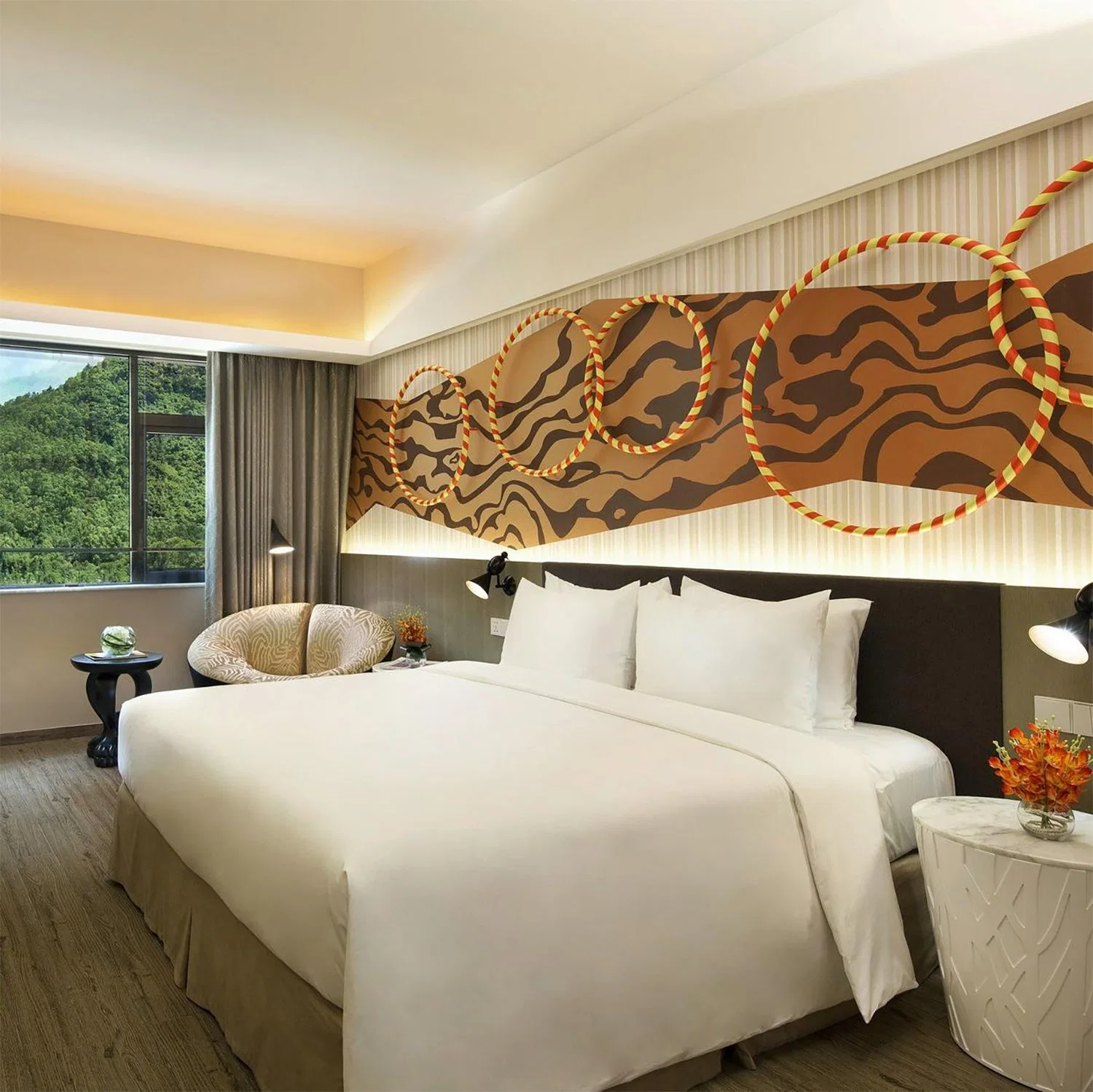 Custom Resort Hotel Bedroom Furniture Set with Modern Design
