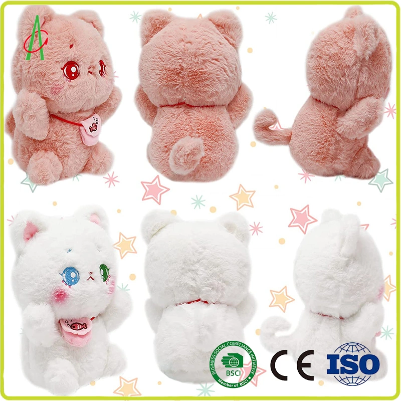 Cute cat Baby enfants Kid animal en peluche poupée oreiller mou un jouet en peluche