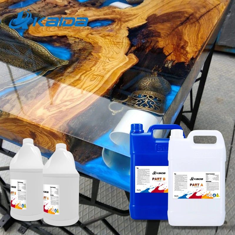 Wholesale/Supplier Price Cheap Clear Resina Epoxi Transparente Liquid Crystal Resina Epoxy Super Ab Glue Wood Table Top Epoxy Resin Price