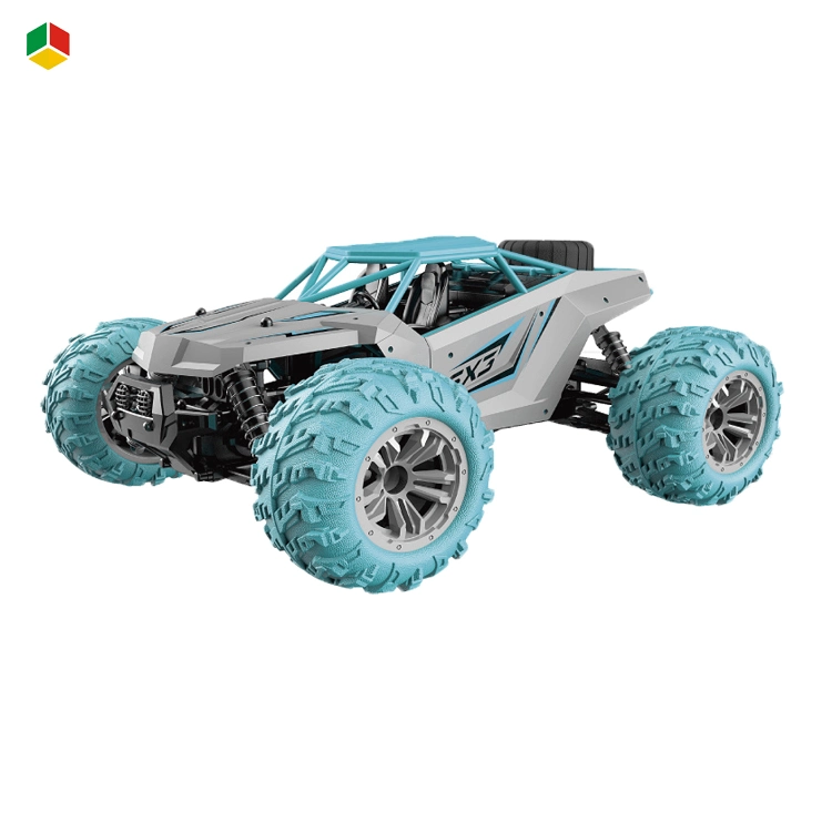 QS 1: 14 2.4G 4X4 Remote Control Toy Radio Control off Road Model Truck Vehicles High Speed Alloy Diecast RC Car for Kids 2 Color Assort