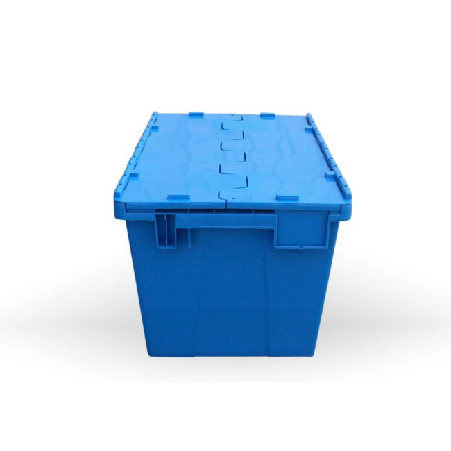 Heavy Duty Warehouse Moving Plastic Box with Lid