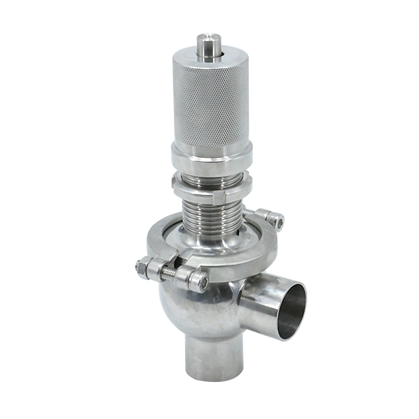 1.5" Hygienic 5bar Stainless Steel Relese Pressure Welding safety Valve