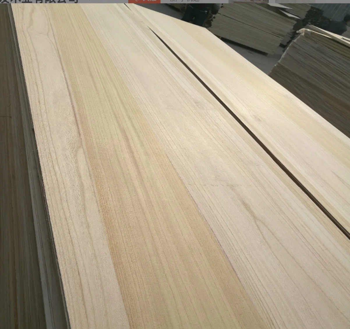 No Formaldehyde No Odor Paulownia Edge Glued Wood for Solid Wood Siding Board