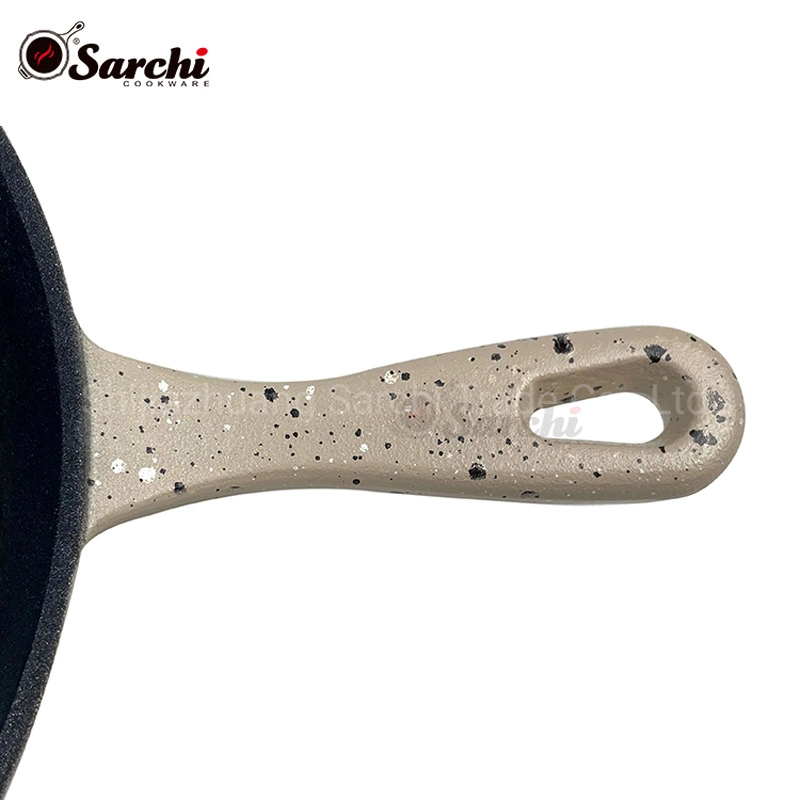 Customized Maifanite Color Silicone Oil Cast Iron Skillet