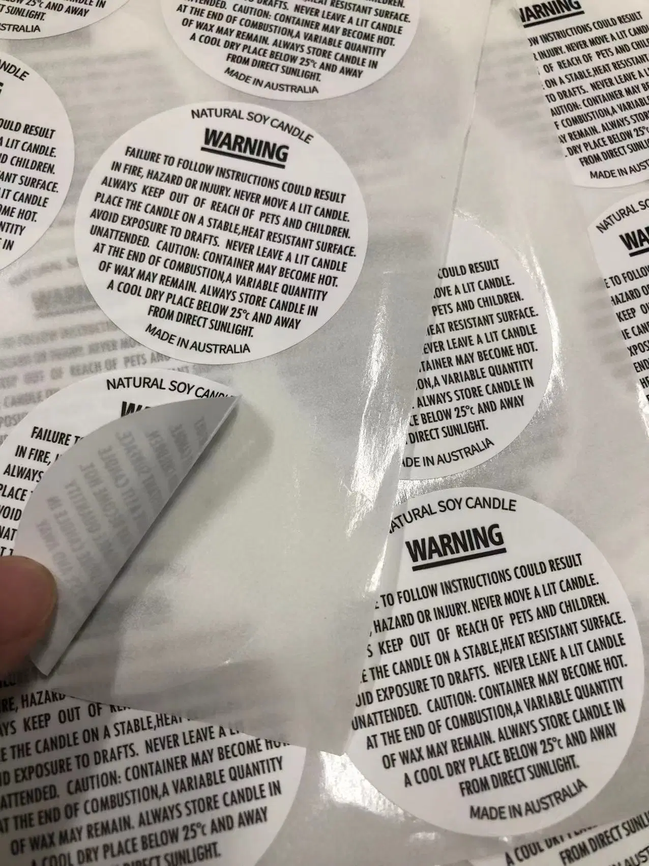 Factory Wholesale/Supplier Custom Adhesive Round Matt Sticker Packaging Label Approved by FSC/SGS/CE/ISO9001 Export to USA, UK, Japan, Australia Sticker