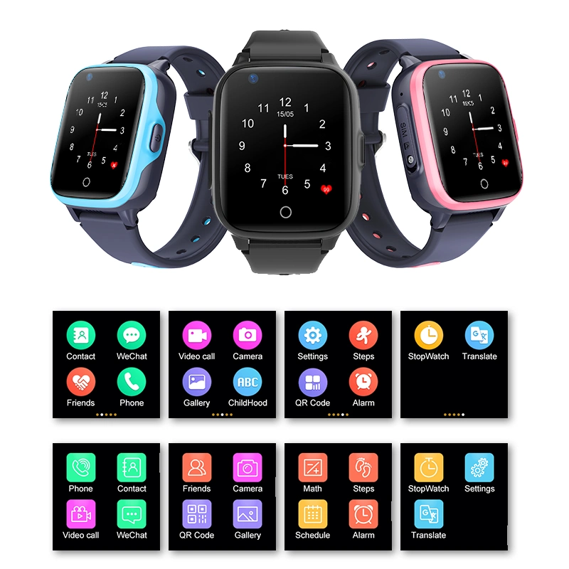 New Arrival IP67 Waterproof 4G Video Call Kids security Smart Watch Tracker GPS with Multi Languages Optional D31