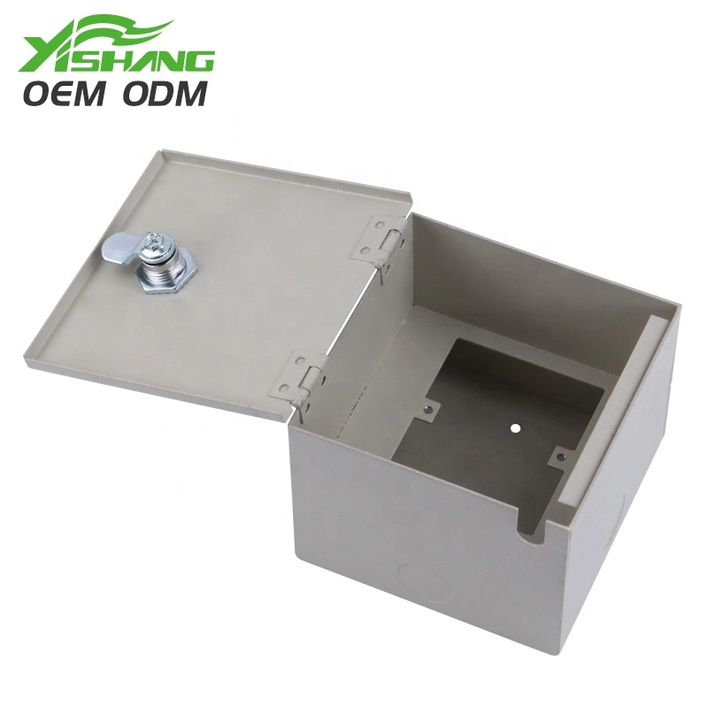 Outdoor Weatherproof Distribution Box, Button Switch Electrical Enclosure Small Metal Box